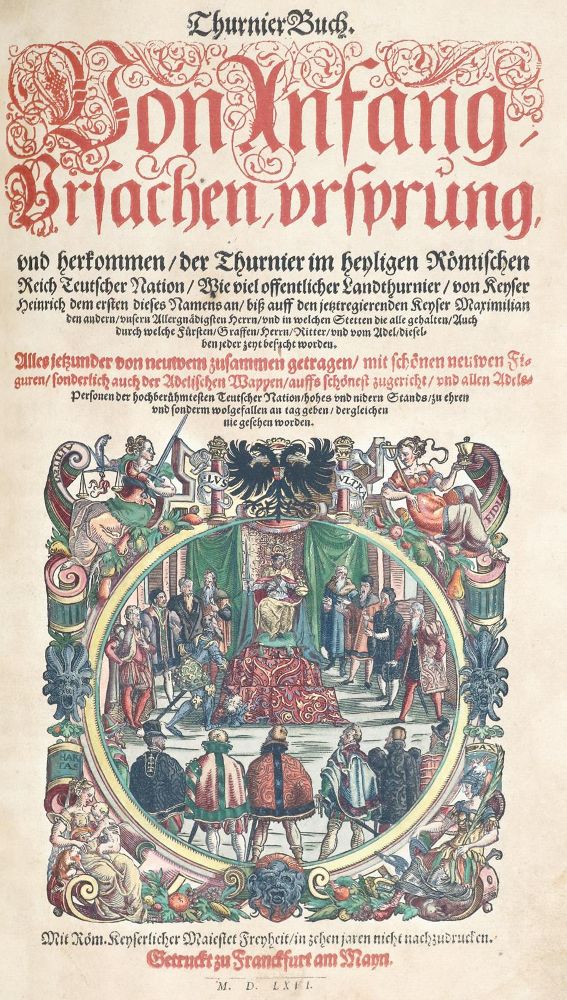 Große Abbildung Nr.1: 142-345 (Rüxner,G.).: (Alte Drucke, Handschriften und Theologie)