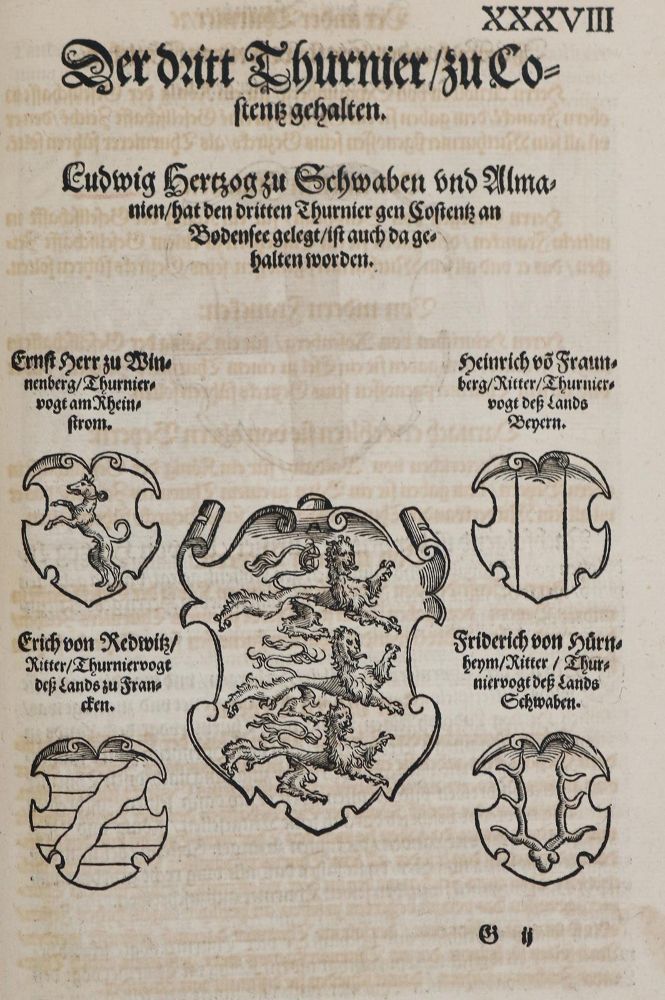 Große Abbildung Nr.22: 142-345 (Rüxner,G.).: (Alte Drucke, Handschriften und Theologie)