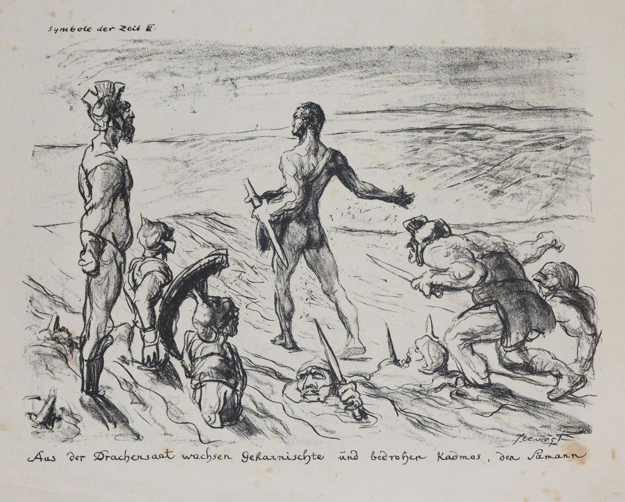 Große Abbildung Nr.2: 142-3508 Barlach, Ernst: (Künstlergraphik)