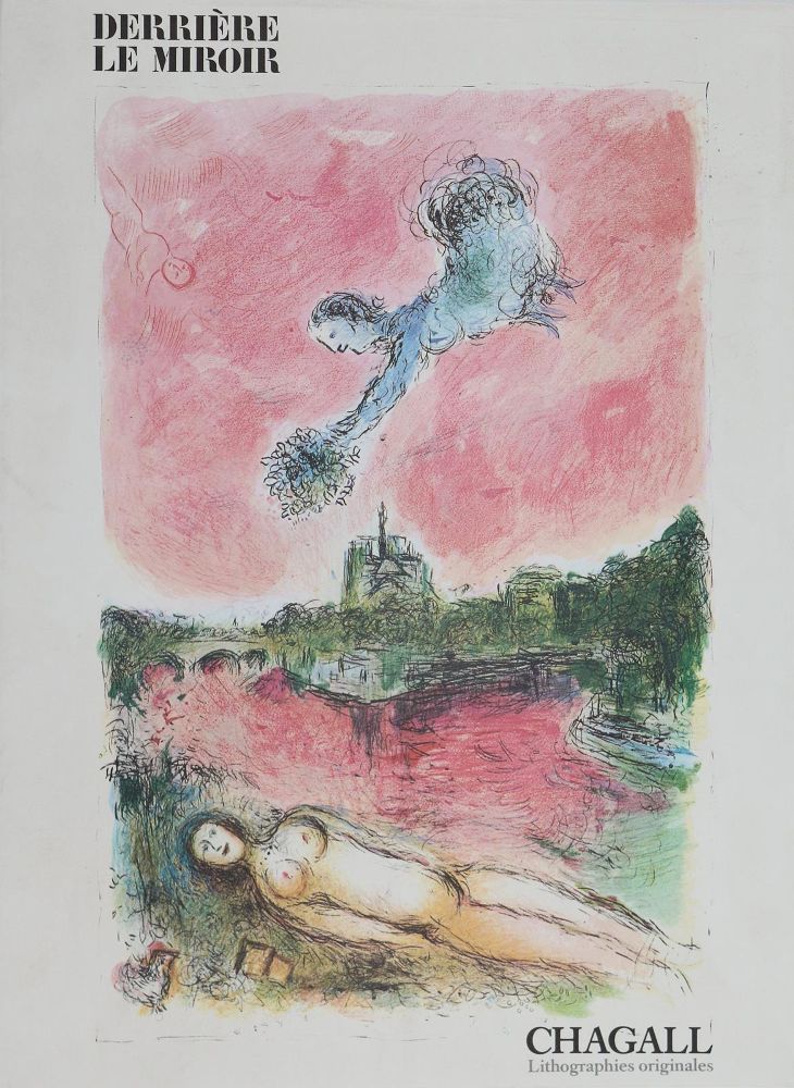 Große Abbildung Nr.1: 142-3566 Chagall - Lithographie in:: (Künstlergraphik, Chagall, Derrière le miroir)