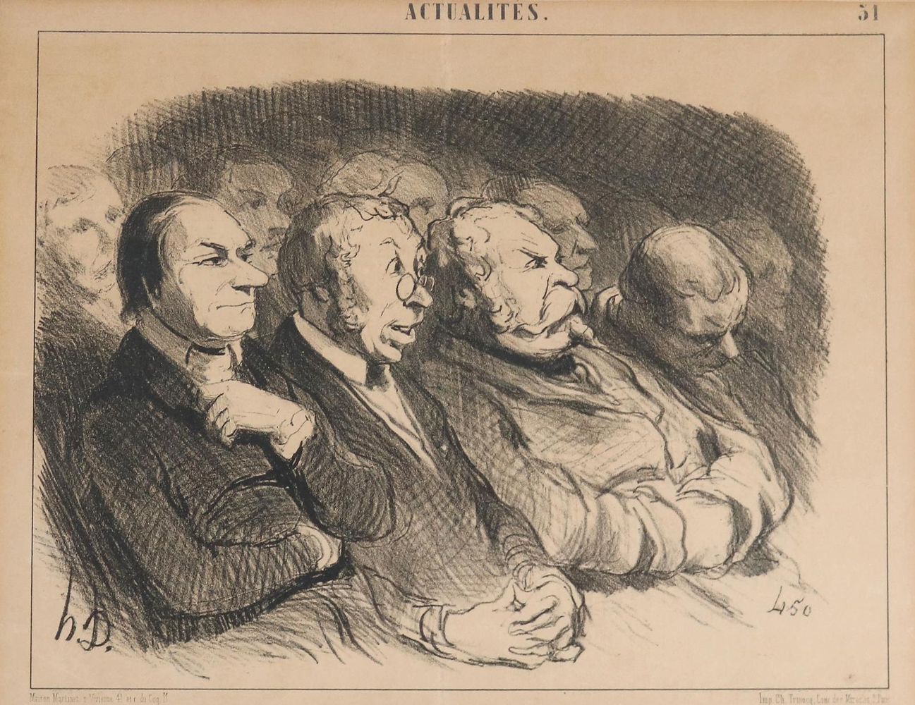 Große Abbildung Nr.1: 142-3602 Daumier, Honoré: (Künstlergraphik)