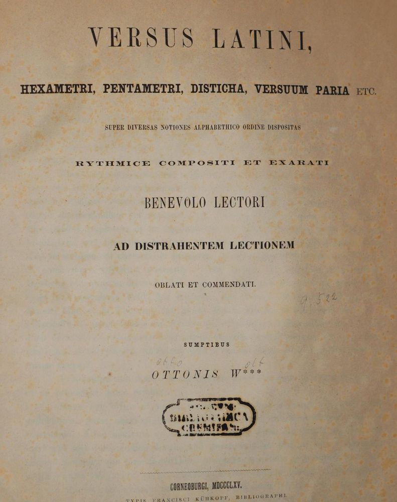 Große Abbildung Nr.1: 142-361 Sammlung: (Alte Drucke, Handschriften und Theologie)