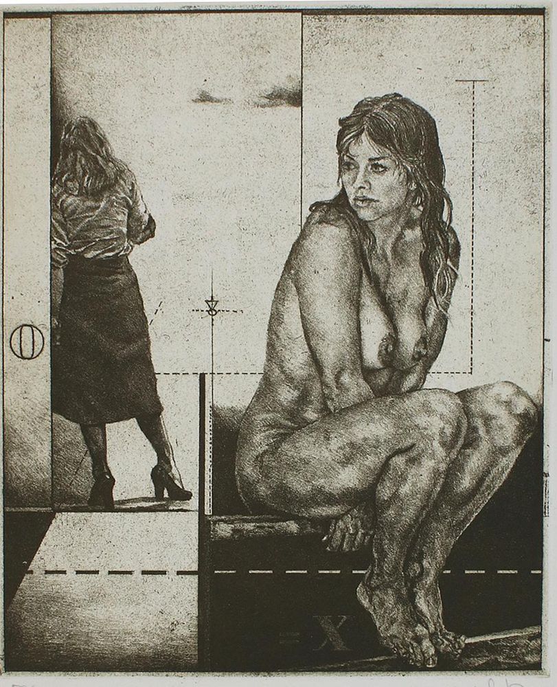 Große Abbildung Nr.1: 142-3663 Welski, Alf: (Künstlergraphik, Erotika - Galantes)