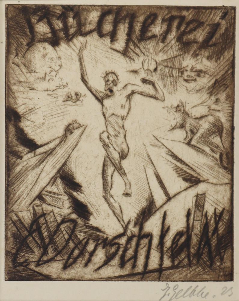 Große Abbildung Nr.4: 142-3697 Gelbke, Georg: (Künstlergraphik)