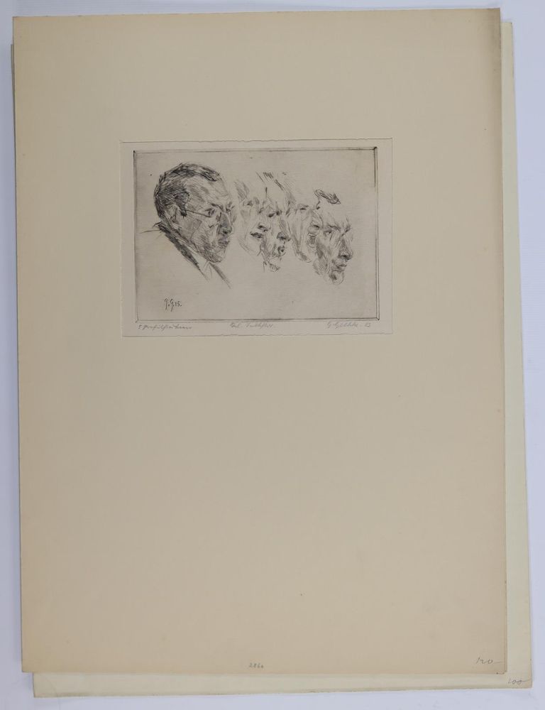 Große Abbildung Nr.5: 142-3699 Gelbke, Georg: (Künstlergraphik)