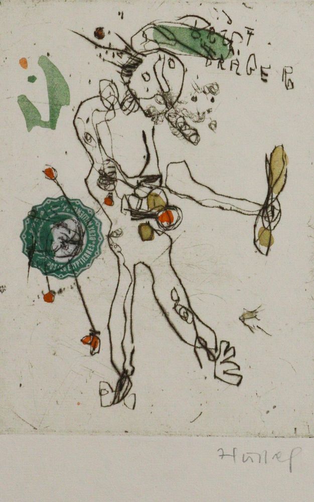 Große Abbildung Nr.3: 142-3787 Hussel, Horst: (Künstlergraphik)