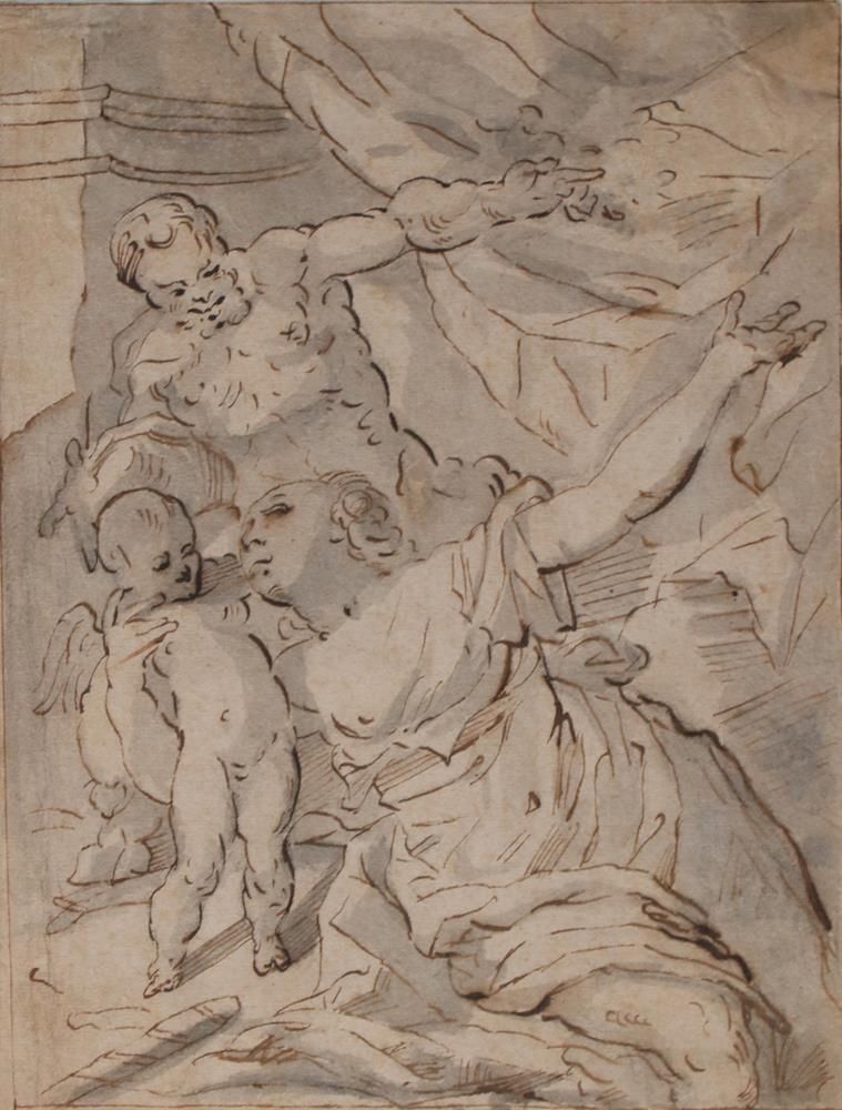 Große Abbildung Nr.1: 142-3791 Italien, 17. Jhdt.: (Künstlergraphik)