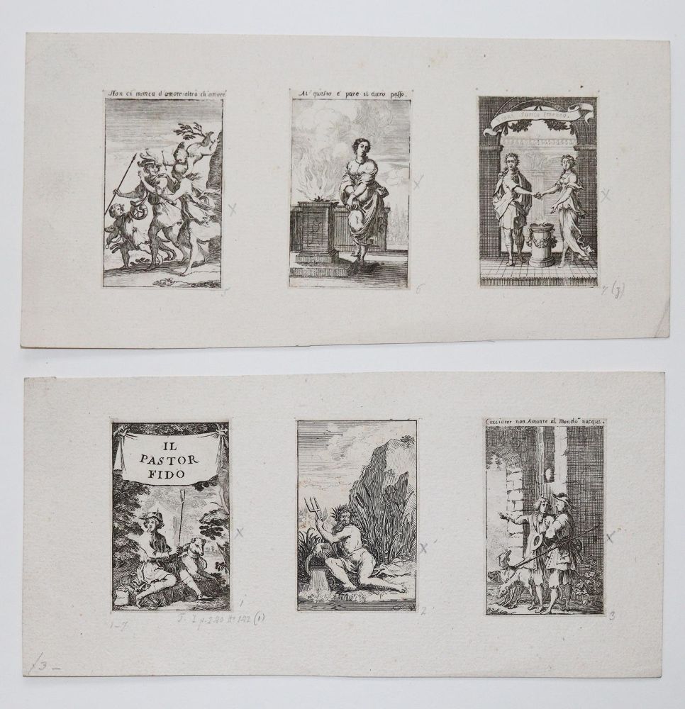 Große Abbildung Nr.3: 142-3792 Italienische Meister: (Künstlergraphik)
