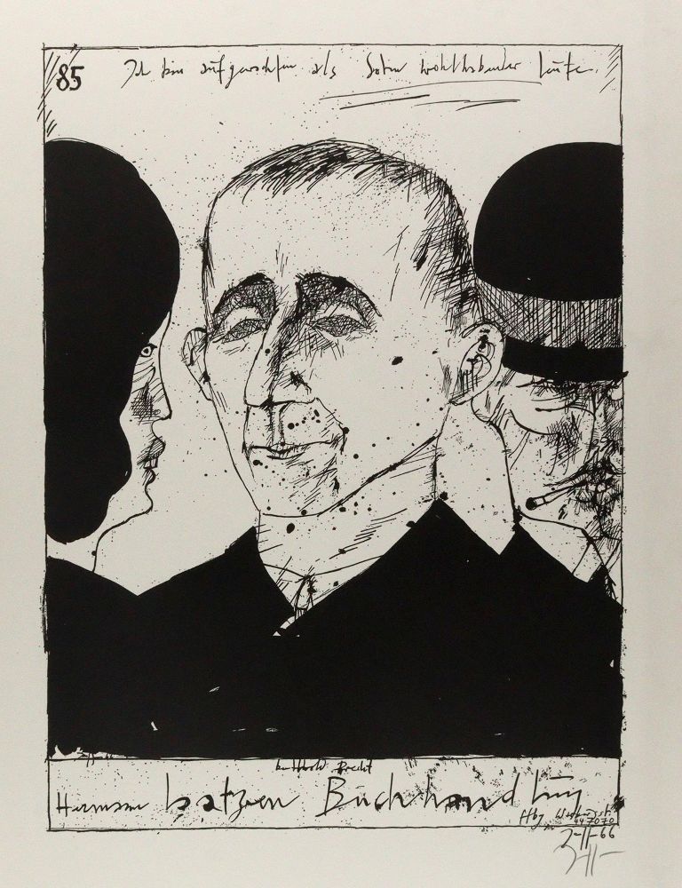 Große Abbildung Nr.16: 142-3797 Janssen, Horst: (Künstlergraphik)