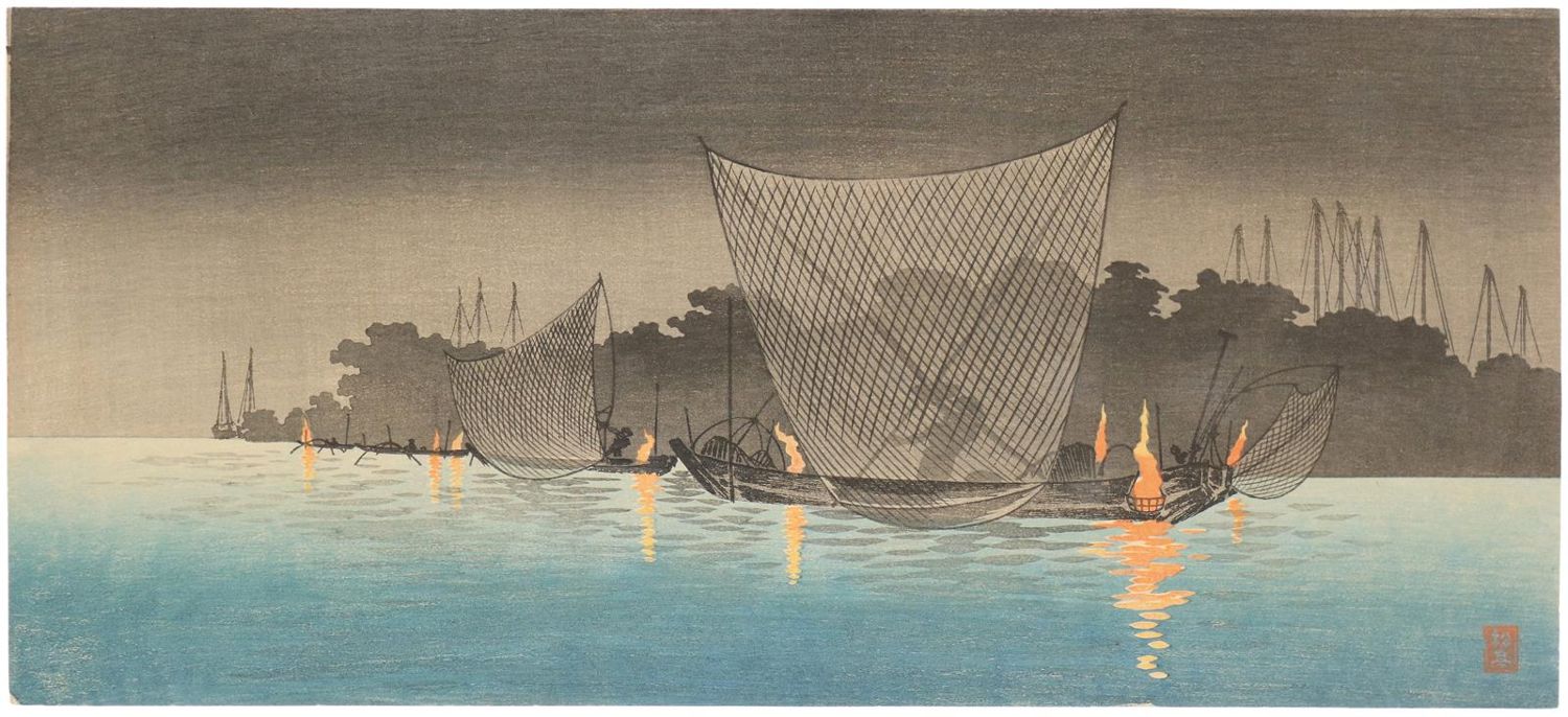 Große Abbildung Nr.1: 142-3813 Shotei, Hiroaki Takahashi: (Künstlergraphik, Japan)