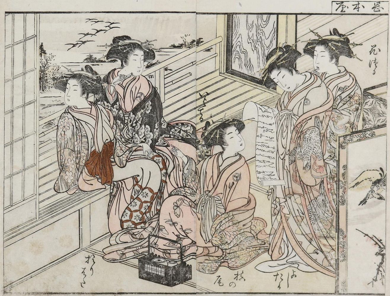 Große Abbildung Nr.1: 142-3814 Shunshô, Katsukawa: (Künstlergraphik, Japan)