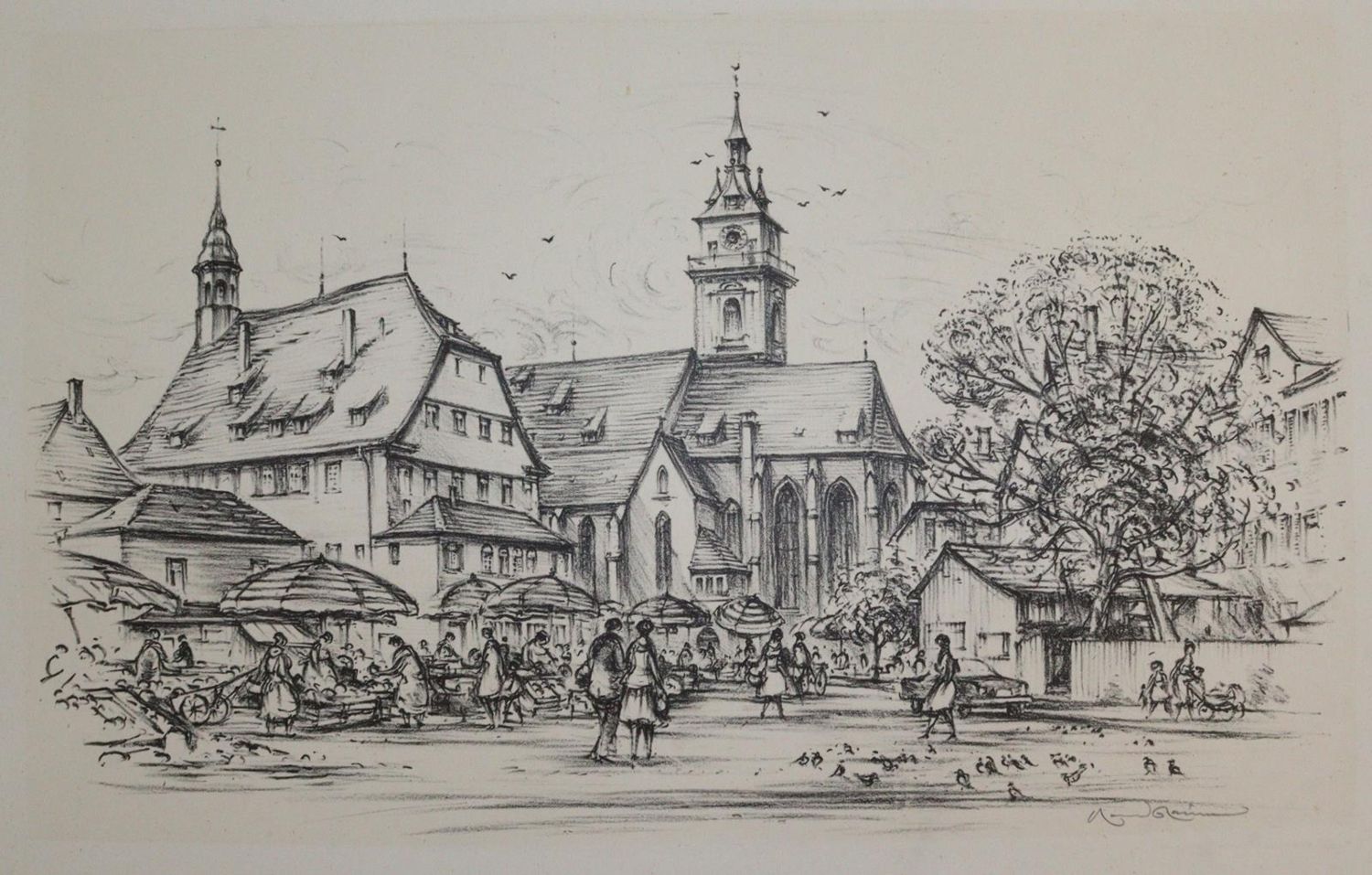 Große Abbildung Nr.2: 142-3877 Konvolut: (Künstlergraphik)
