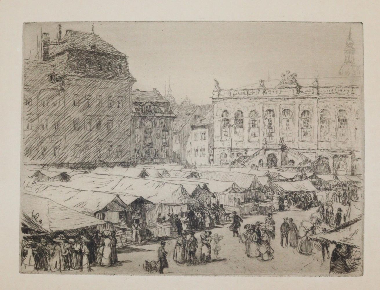 Große Abbildung Nr.7: 142-3877 Konvolut: (Künstlergraphik)