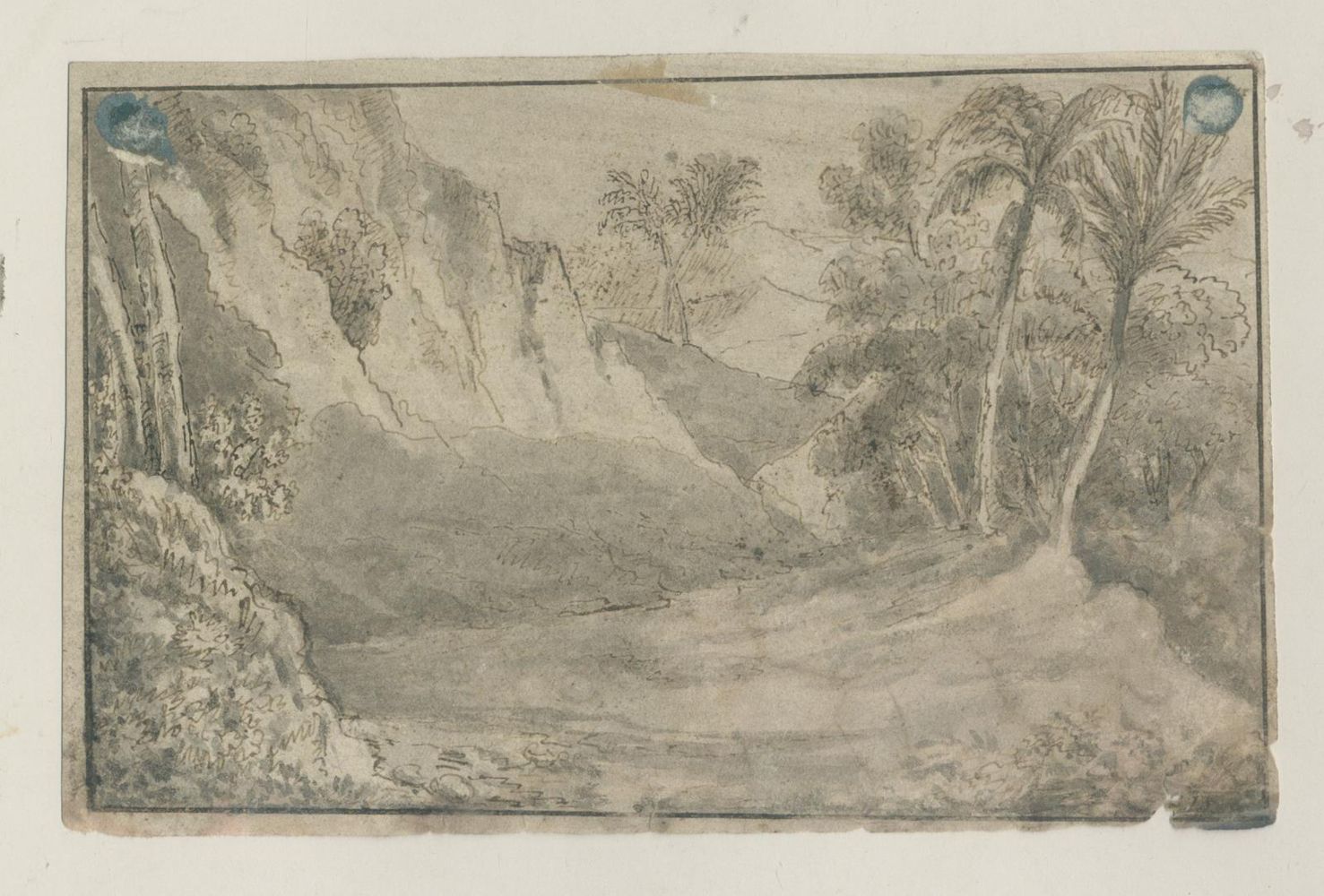 Große Abbildung Nr.8: 142-3896 Konvolut: (Künstlergraphik, Landschaften)