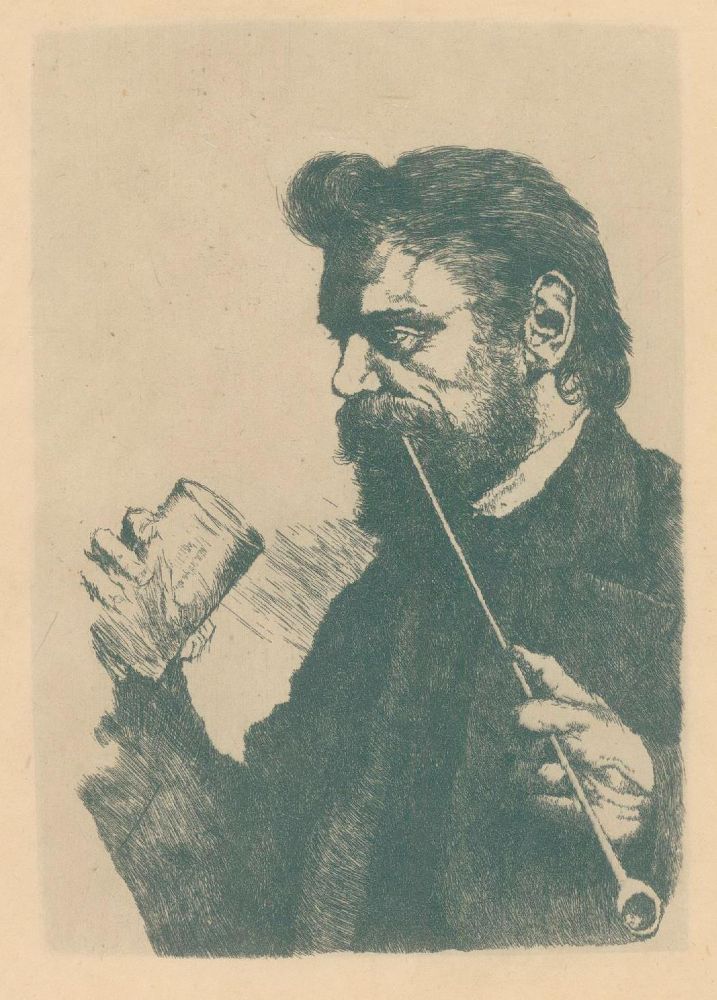 Große Abbildung Nr.1: 142-3900 Leibl, Wilhelm: (Künstlergraphik)