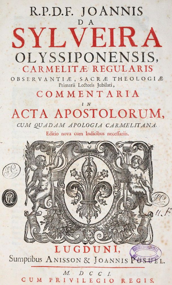 Große Abbildung Nr.1: 142-399 Sylveira,J.da.: (Alte Drucke, Handschriften und Theologie)