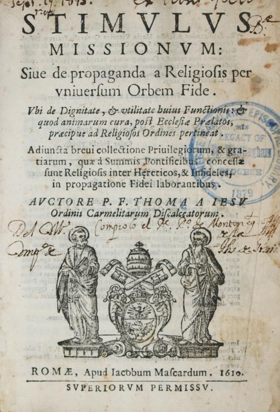 Große Abbildung Nr.1: 142-404 Thomas de Jesu (d.i. Tome de Andrade).: (Alte Drucke, Handschriften und Theologie)