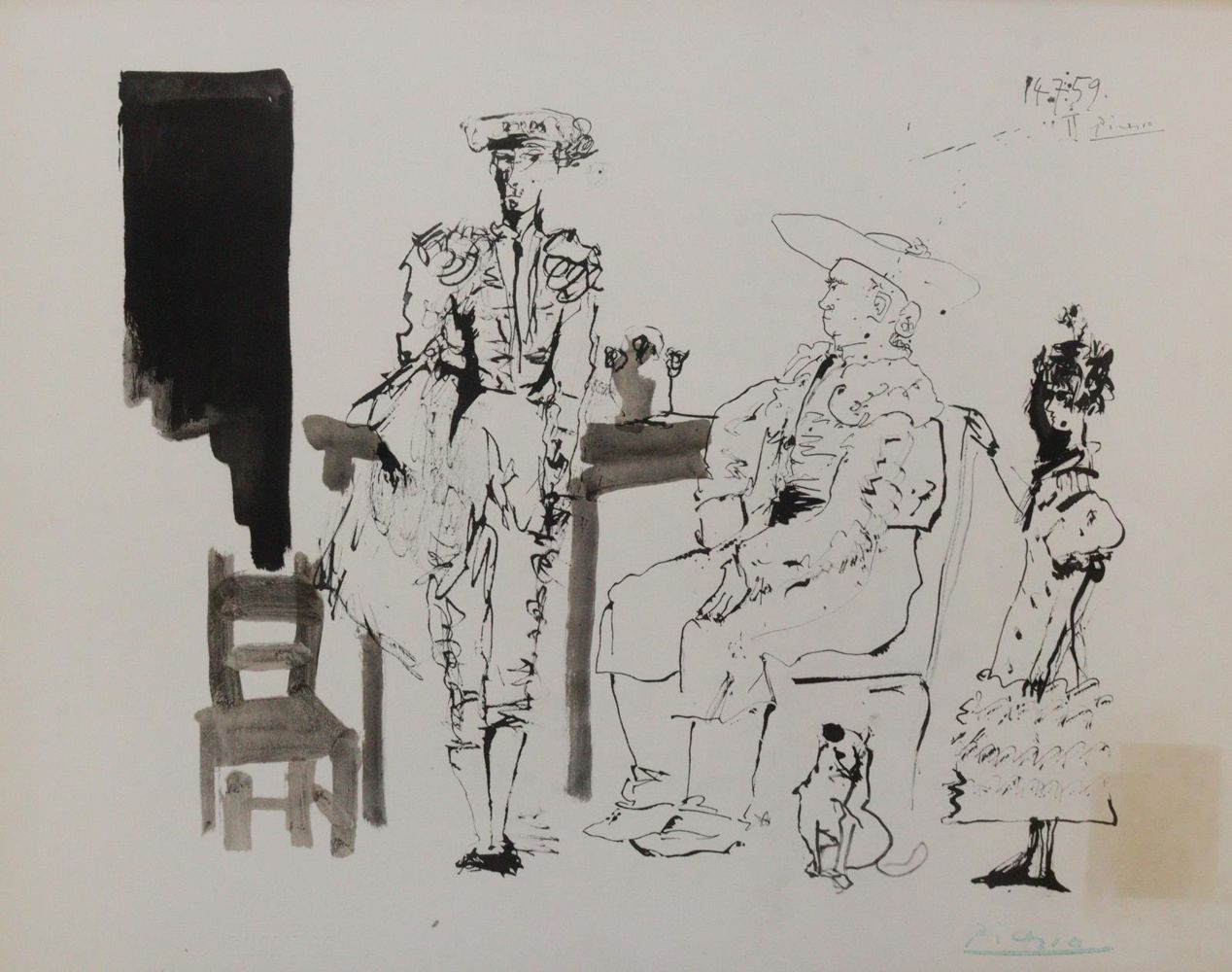 Große Abbildung Nr.1: 142-4040 Picasso, Pablo: (Künstlergraphik)