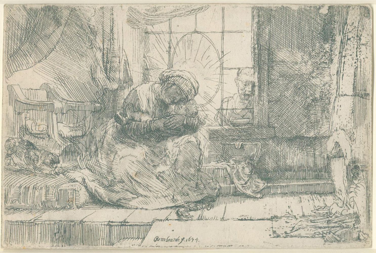 Große Abbildung Nr.1: 142-4072 Rembrandt, Harmensz van Rijn: (Künstlergraphik)