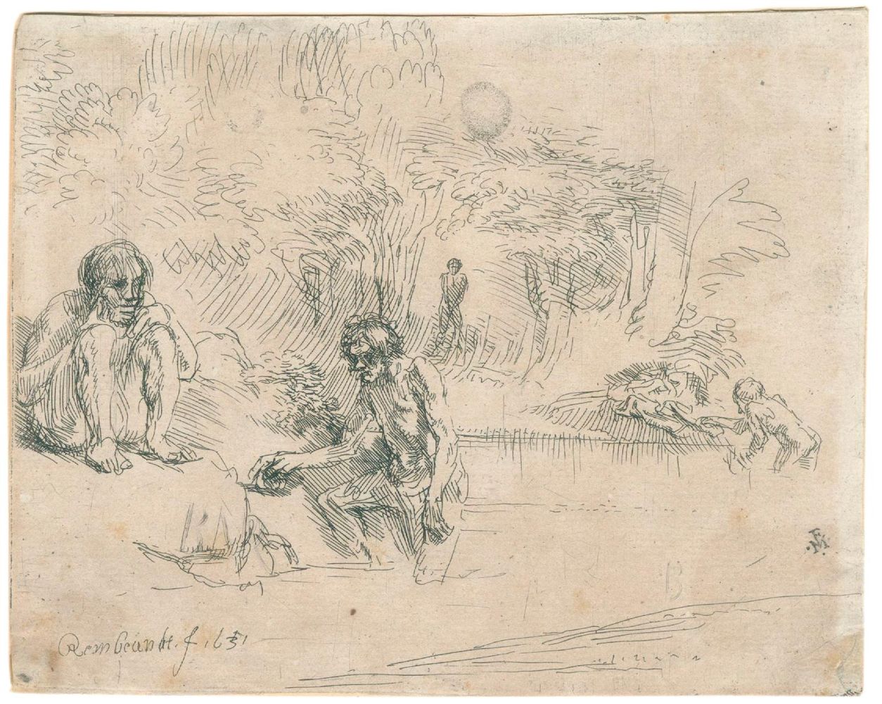 Große Abbildung Nr.1: 142-4073 Rembrandt, Harmensz van Rijn: (Künstlergraphik)