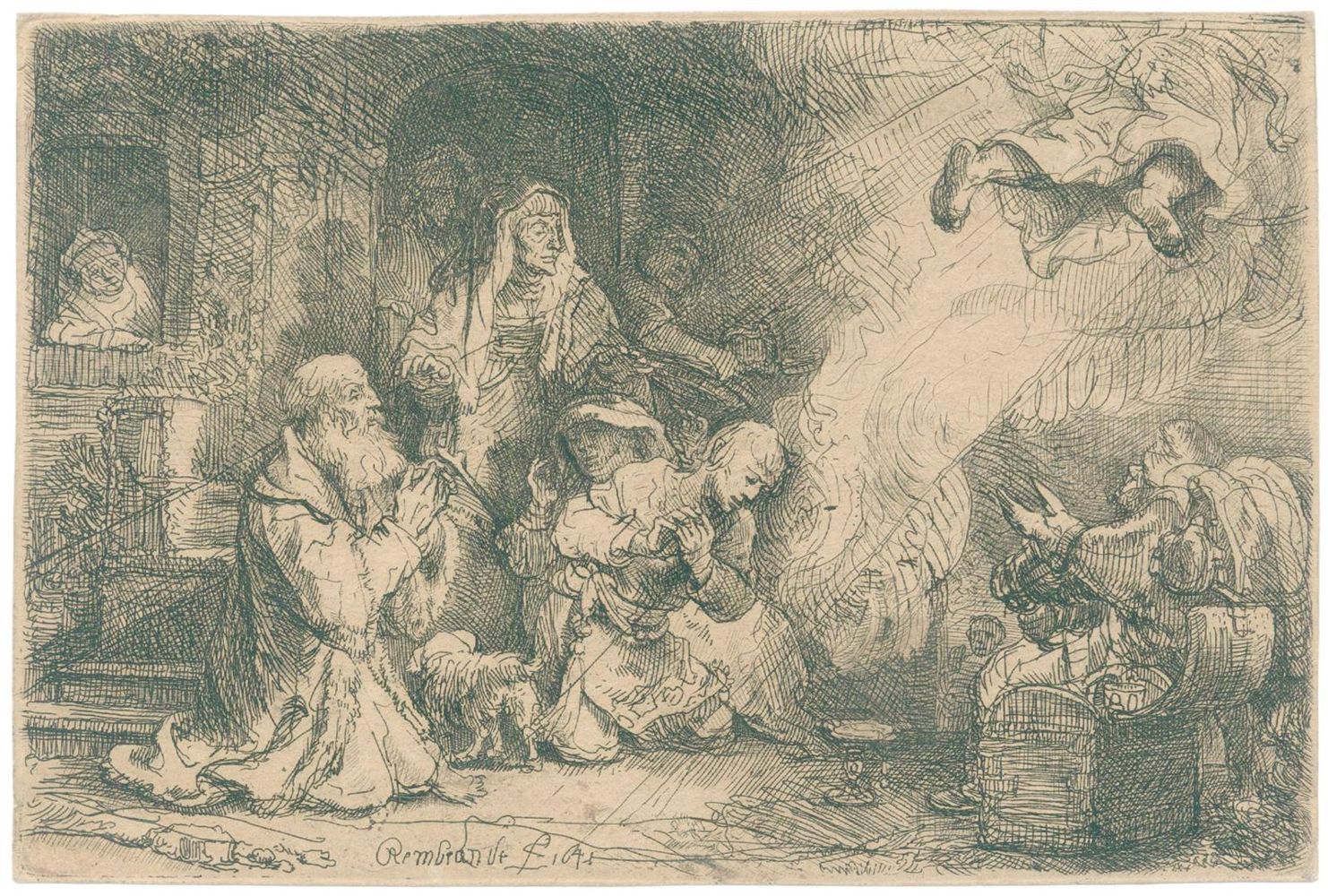 Große Abbildung Nr.1: 142-4074 Rembrandt, Harmensz van Rijn: (Künstlergraphik)