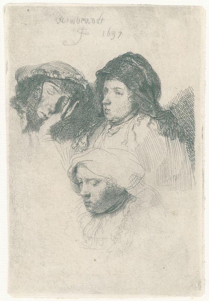 Große Abbildung Nr.1: 142-4077 Rembrandt, Harmensz van Rijn: (Künstlergraphik)