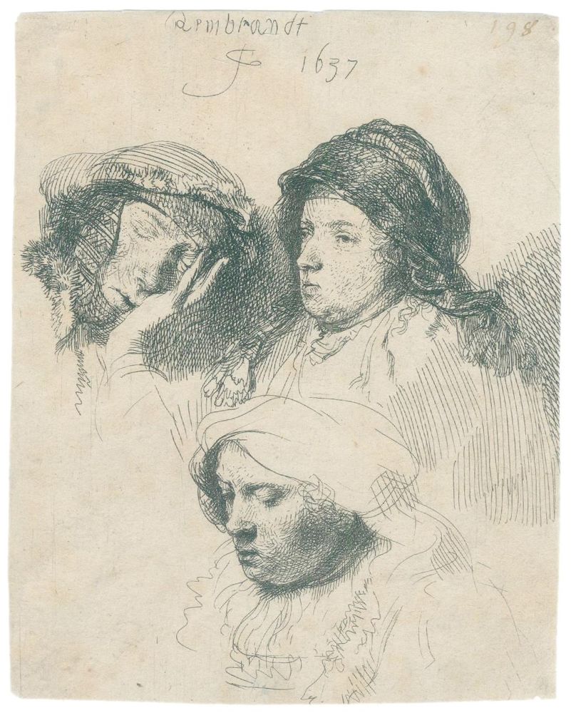 Große Abbildung Nr.1: 142-4079 Rembrandt, Harmensz van Rijn: (Künstlergraphik)