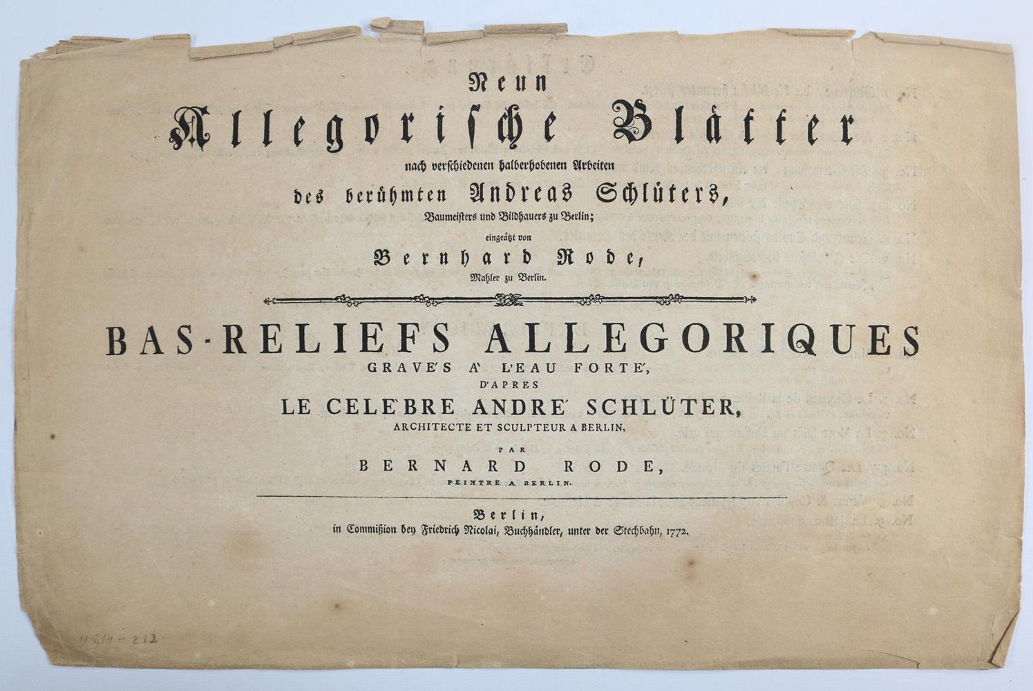 Große Abbildung Nr.4: 142-4110 Rode, Christian Bernhard.: (Künstlergraphik)