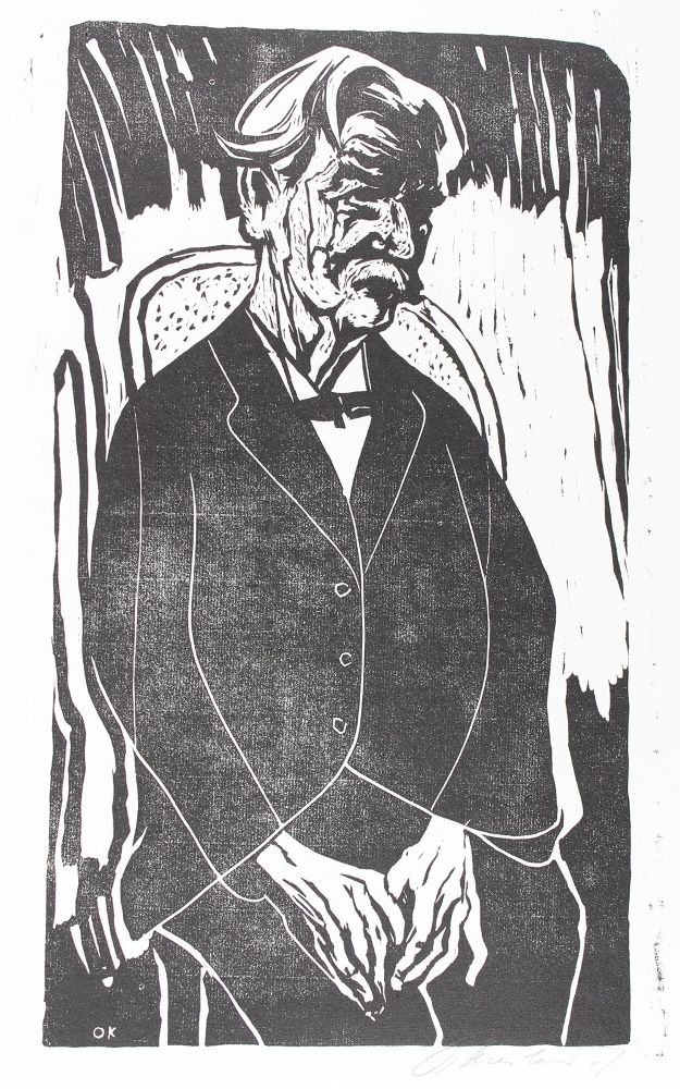 Große Abbildung Nr.1: 142-4172 Kreibich, Oskar: (Künstlergraphik, Schweitzer Albert)