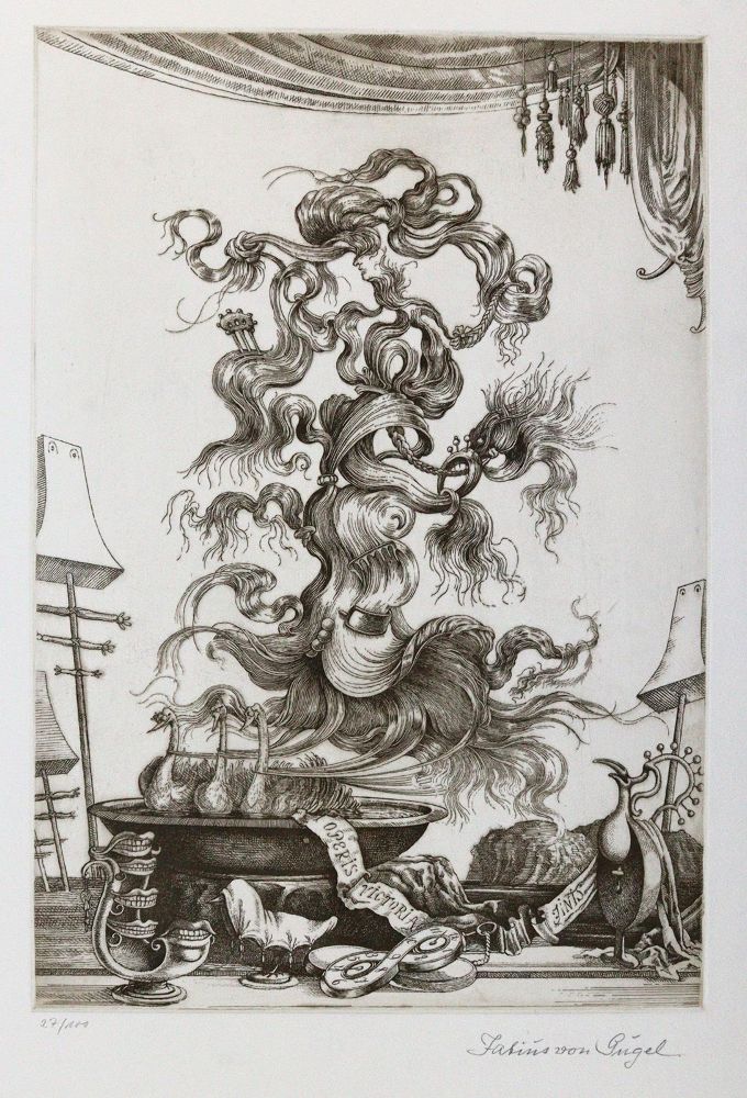 Große Abbildung Nr.9: 142-4217 Konvolut: (Künstlergraphik, Surrealismus)