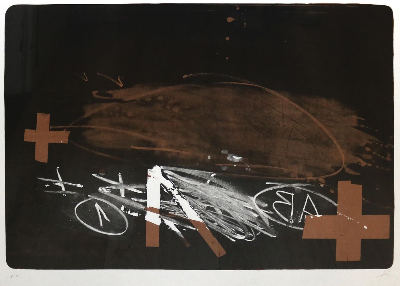 Große Abbildung Nr.1: 142-4230 Tàpies, Antoni: (Künstlergraphik)