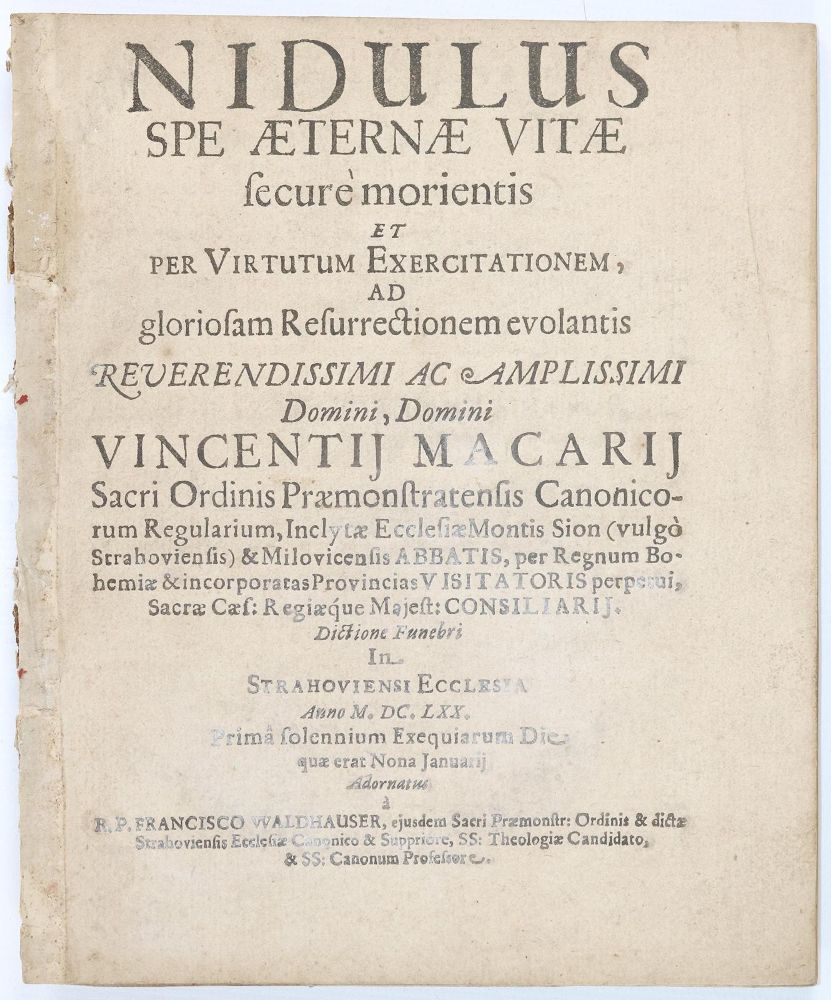 Große Abbildung Nr.1: 142-425 Waldhauser,F.: (Alte Drucke, Handschriften und Theologie)