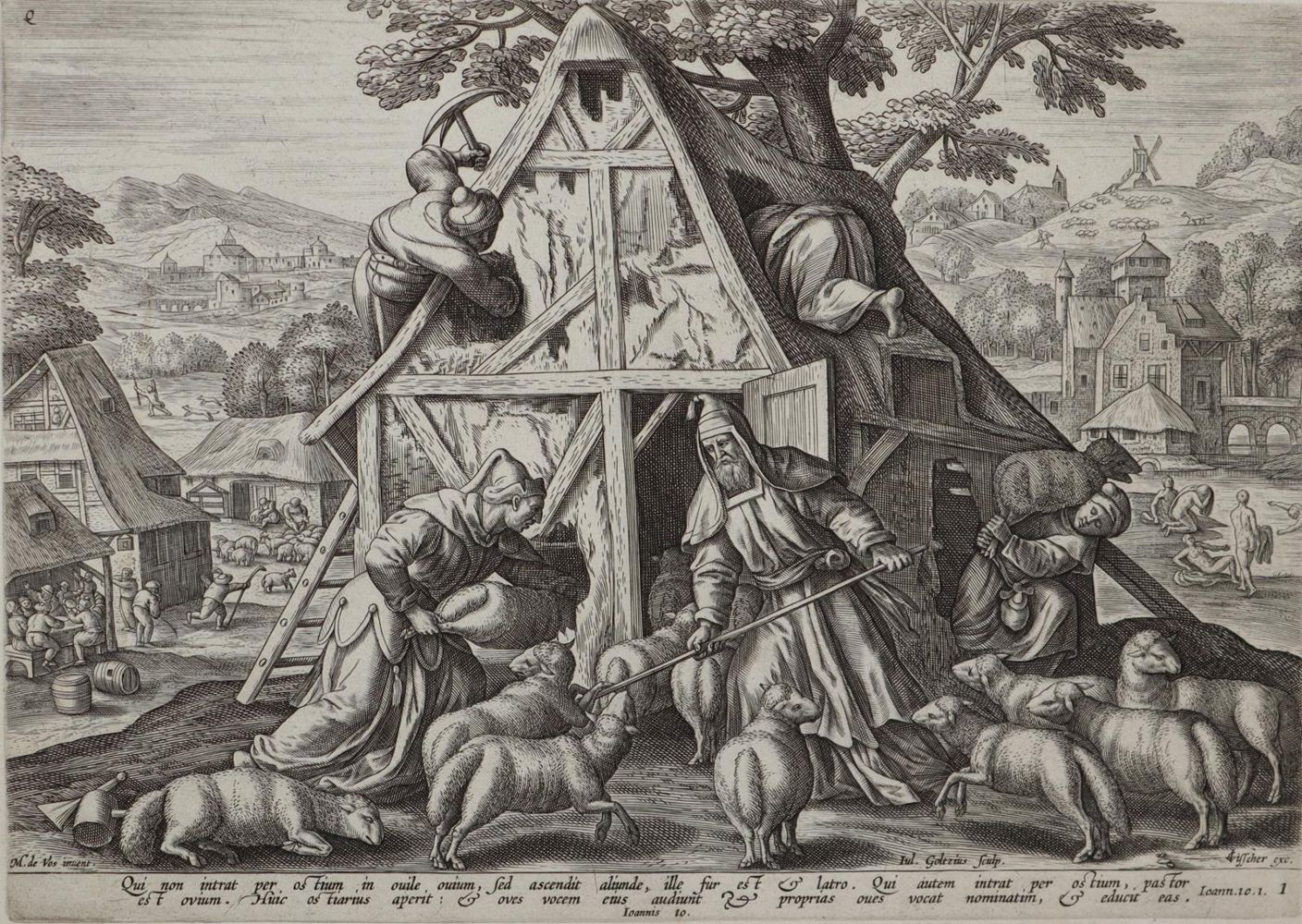 Große Abbildung Nr.1: 142-4276 Vos, Marten de: (Künstlergraphik)