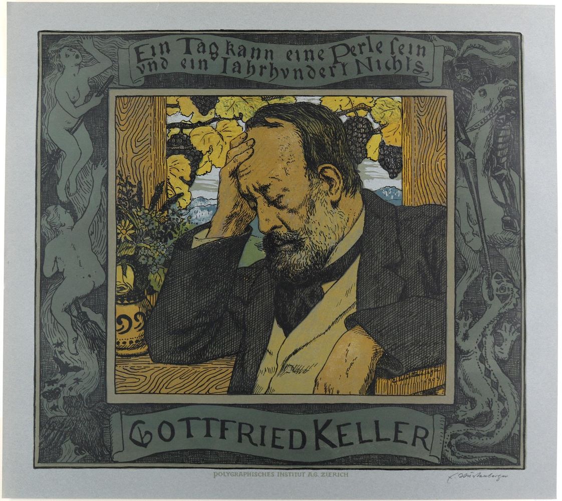 Große Abbildung Nr.1: 142-4297 Würtenberger, Ernst: (Künstlergraphik)