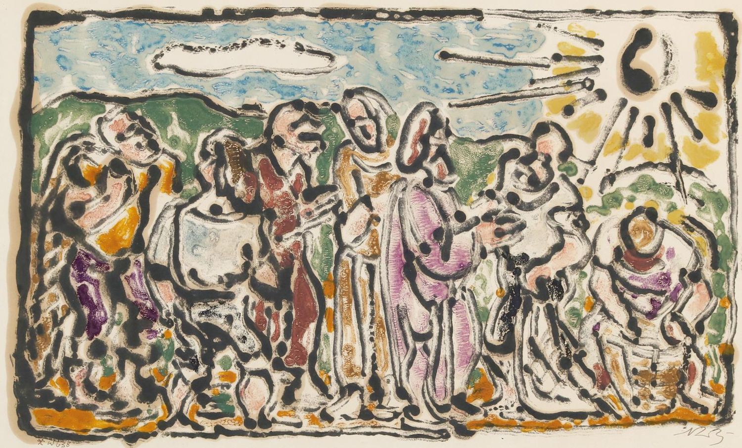 Große Abbildung Nr.1: 142-4318 Ziegler, Richard: (Künstlergraphik)