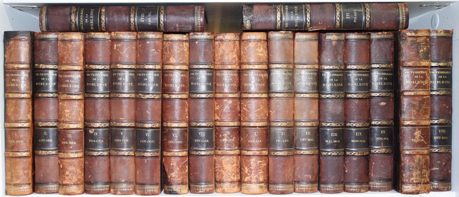 Große Abbildung Nr.2: 142-442 Aubert de la Chesnaye des Bois,F.-A.: (Genealogie und Heraldik)