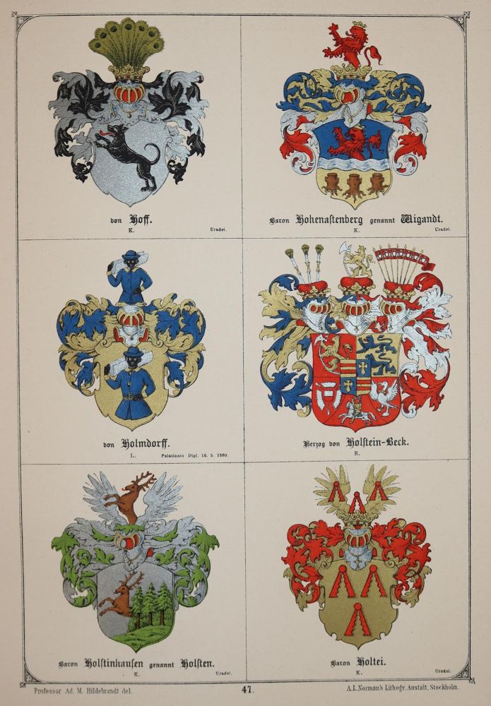 Große Abbildung Nr.3: 142-445 Klingspor,C.A.v.: (Genealogie und Heraldik, Baltikum)