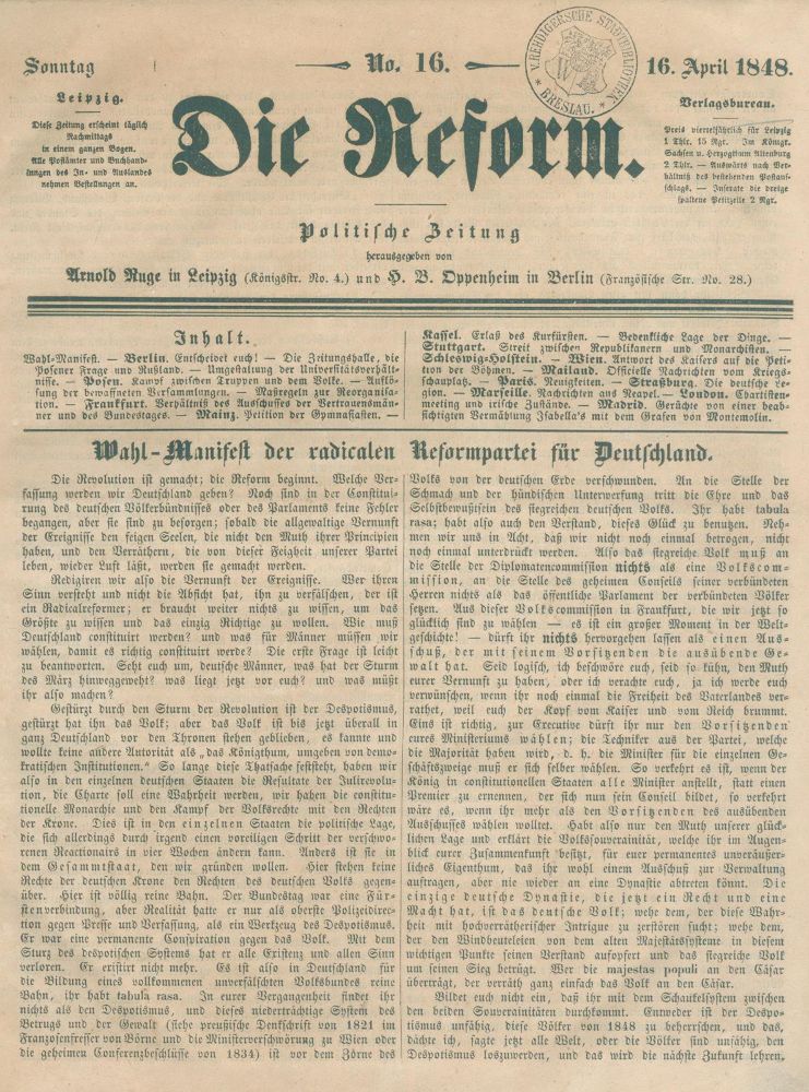 Große Abbildung Nr.1: 142-459 Reform, Die.: (Politik und Staatswissenschaften)