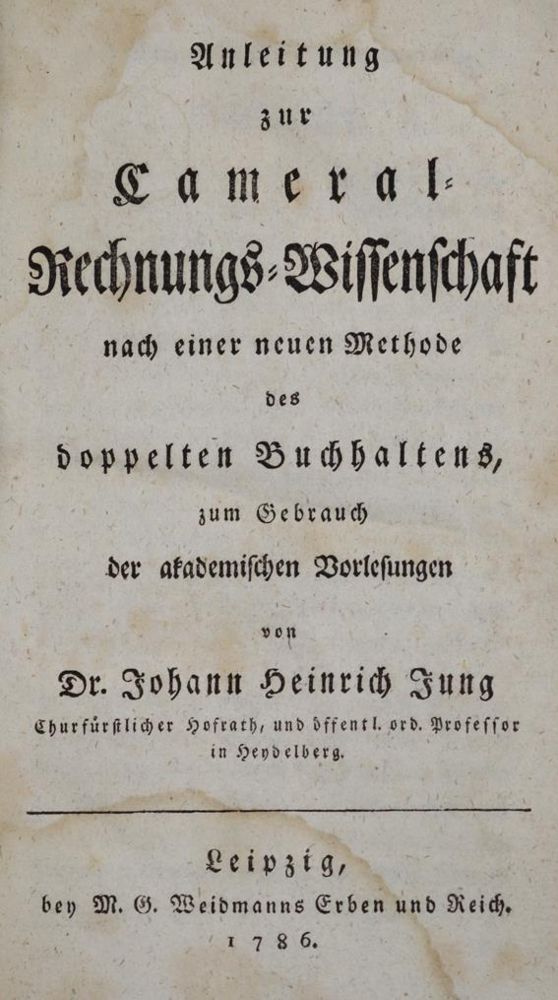 Große Abbildung Nr.1: 142-467 Jung-(Stilling),J.H.: (Wirtschaft)