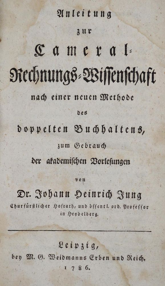 Große Abbildung Nr.2: 142-467 Jung-(Stilling),J.H.: (Wirtschaft)