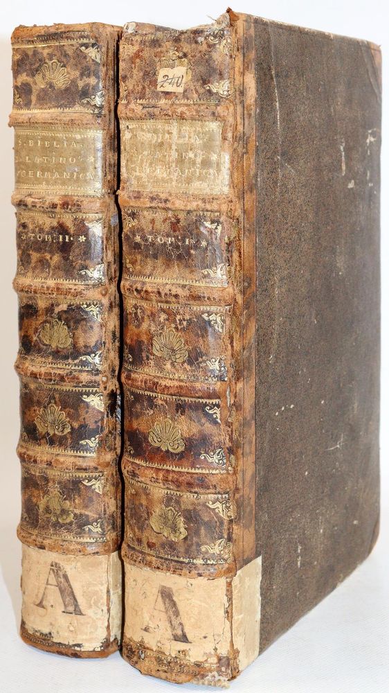Große Abbildung Nr.4: 142-47 Biblia latina-germanica.: (Bibeln)