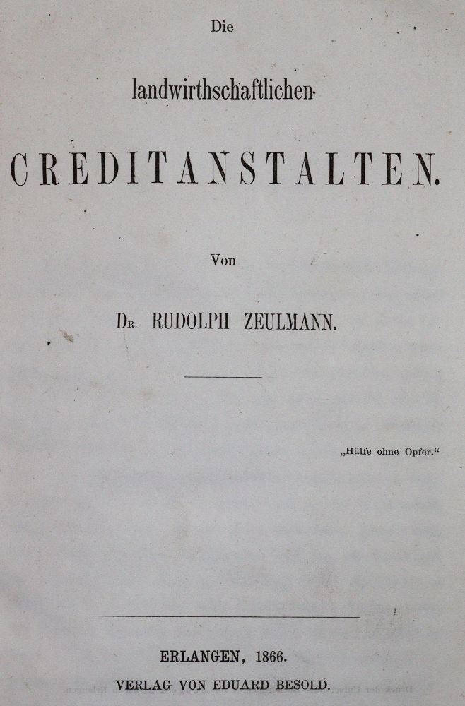 Große Abbildung Nr.1: 142-474 Zeulmann,R.: (Wirtschaft)