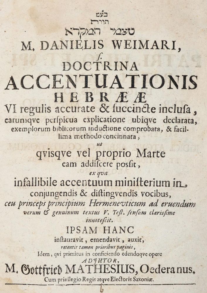 Große Abbildung Nr.1: 142-508 Weimar,D.: (Judaica)