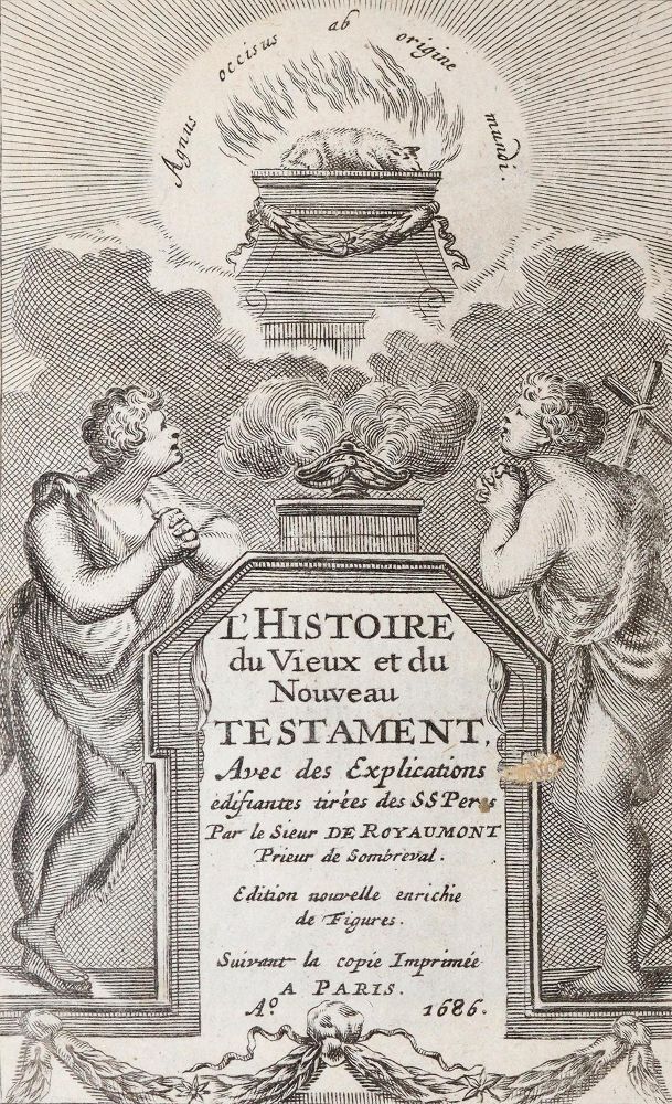 Große Abbildung Nr.1: 142-54 Royaumont (d.i. N.Fontaine).: (Bibeln)