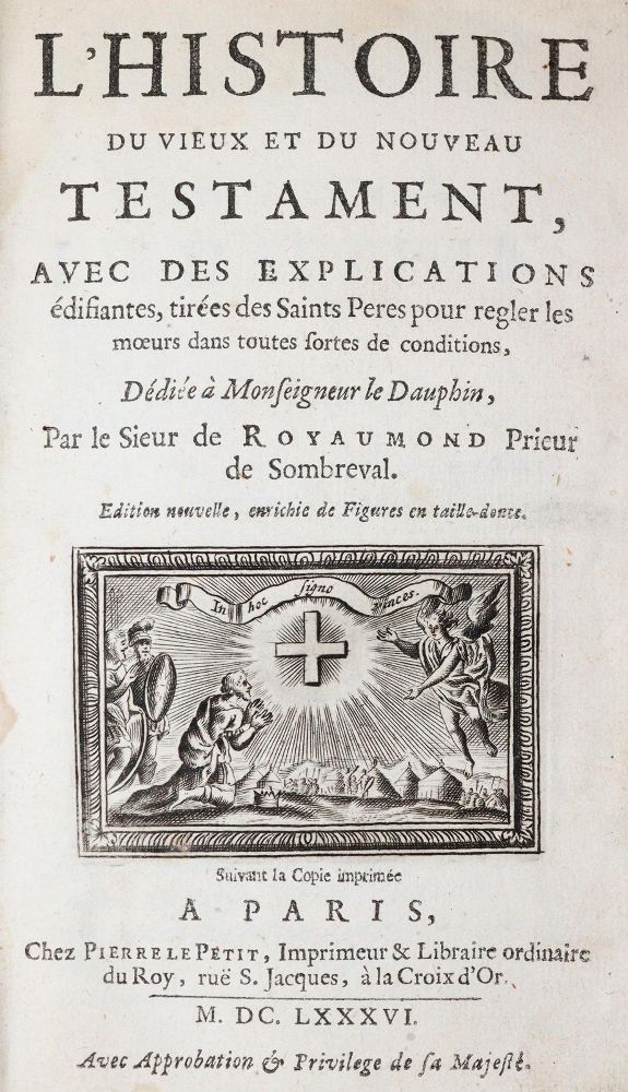Große Abbildung Nr.2: 142-54 Royaumont (d.i. N.Fontaine).: (Bibeln)