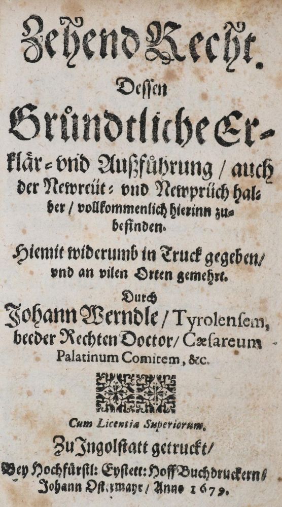 Große Abbildung Nr.1: 142-542 Werndle,J.: (Juridica und Kriminologie)