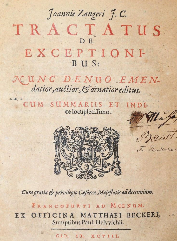 Große Abbildung Nr.1: 142-544 Zanger,J.: (Juridica und Kriminologie)