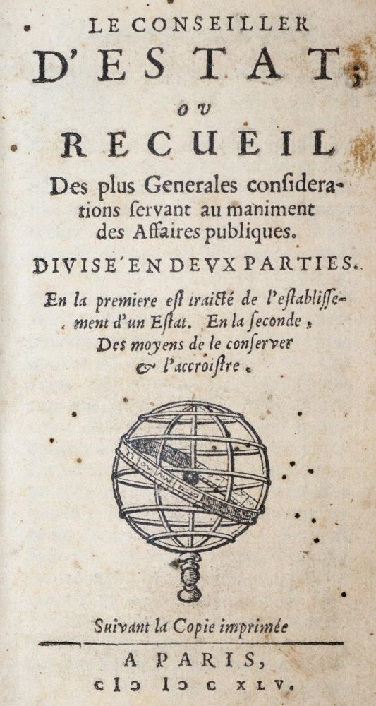 Große Abbildung Nr.1: 142-553 (Bethune,P.de).: (Jus der Bibliothek v. Prof. Thomas Würtenberger)