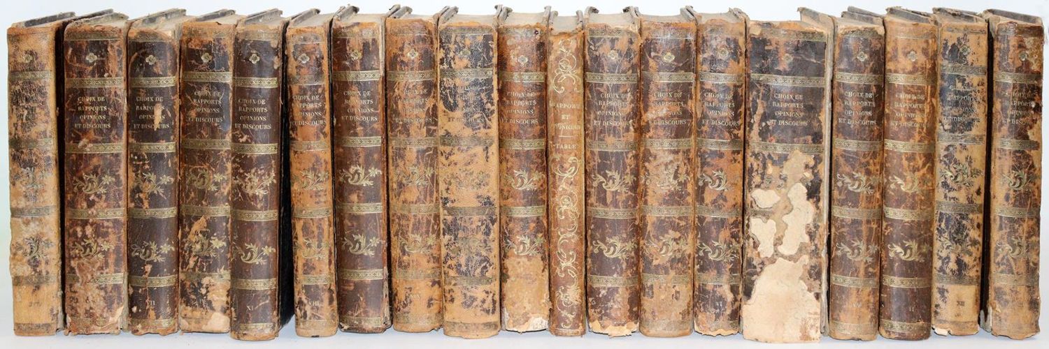 Große Abbildung Nr.4: 142-574 Choix de rapports,: (Jus der Bibliothek v. Prof. Thomas Würtenberger, Frankreich)
