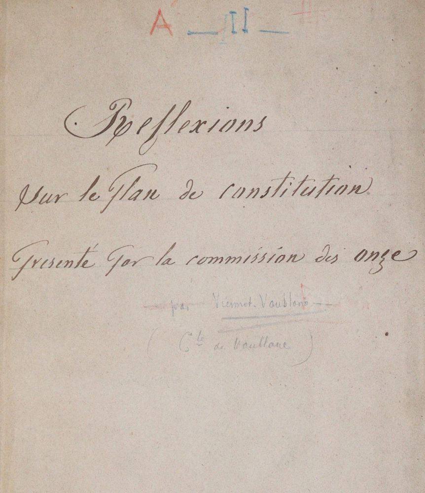 Große Abbildung Nr.3: 142-584 Französische Revolution.: (Jus der Bibliothek v. Prof. Thomas Würtenberger)